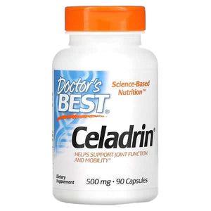 Doctor's Best Celadrin 500mg dietary supplement for joint comfort and mobility, 90 capsules bottle