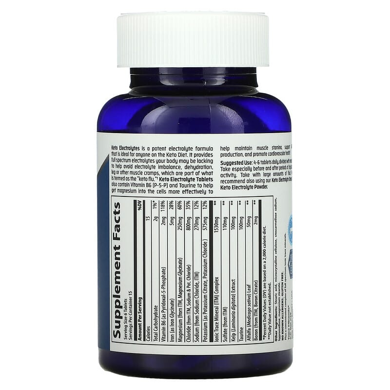 Trace Minerals ®, Keto Electrolyte Tablets, 90 Tablets Mega Vitamins