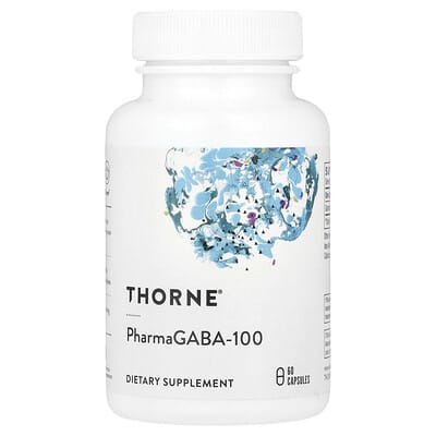 Thorne Research PharmaGABA-100 60 Vegetarian Capsules