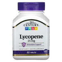 Load image into Gallery viewer, 21st Century, Lycopene, 25 mg, 60 Tablets