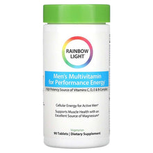 Load image into Gallery viewer, Rainbow Light, Men&#39;s Multivitamin for Performance Energy, 90 Tablets