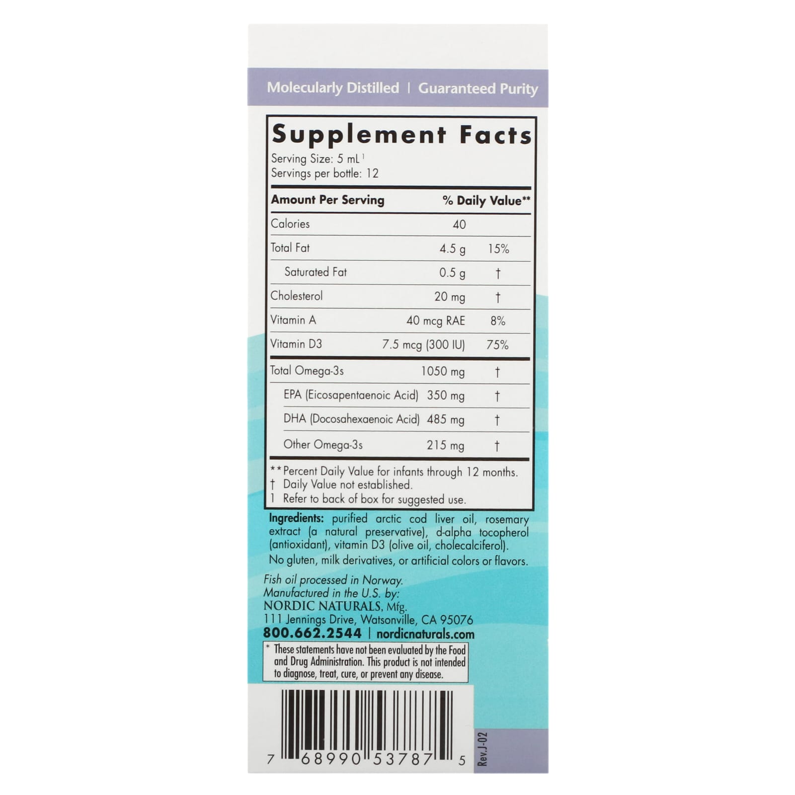 Nordic Naturals, Baby DHA, with Vitamin D3, 60 ml 2 fl oz