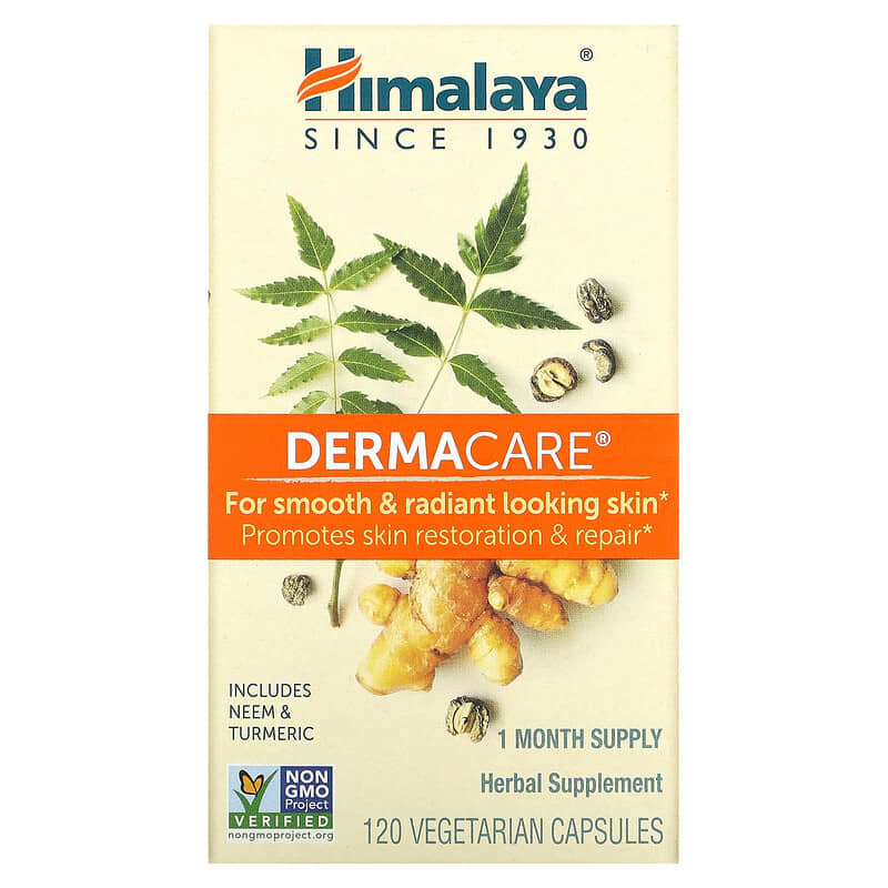 Himalaya, DermaCare, 120 Vegetarian Capsules exp 03/2025
