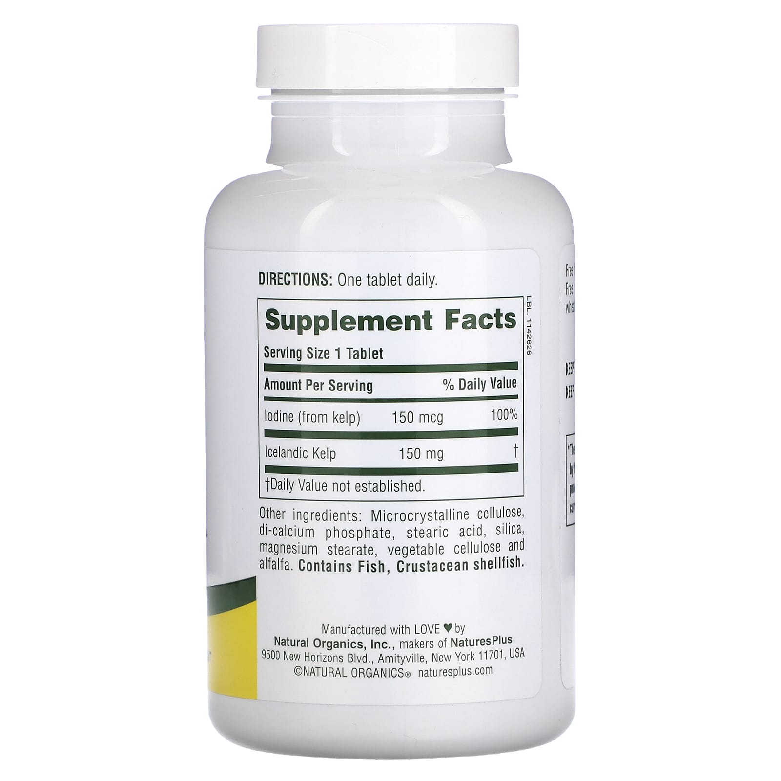 Nature's Plus, Kelp, 300 Tablets