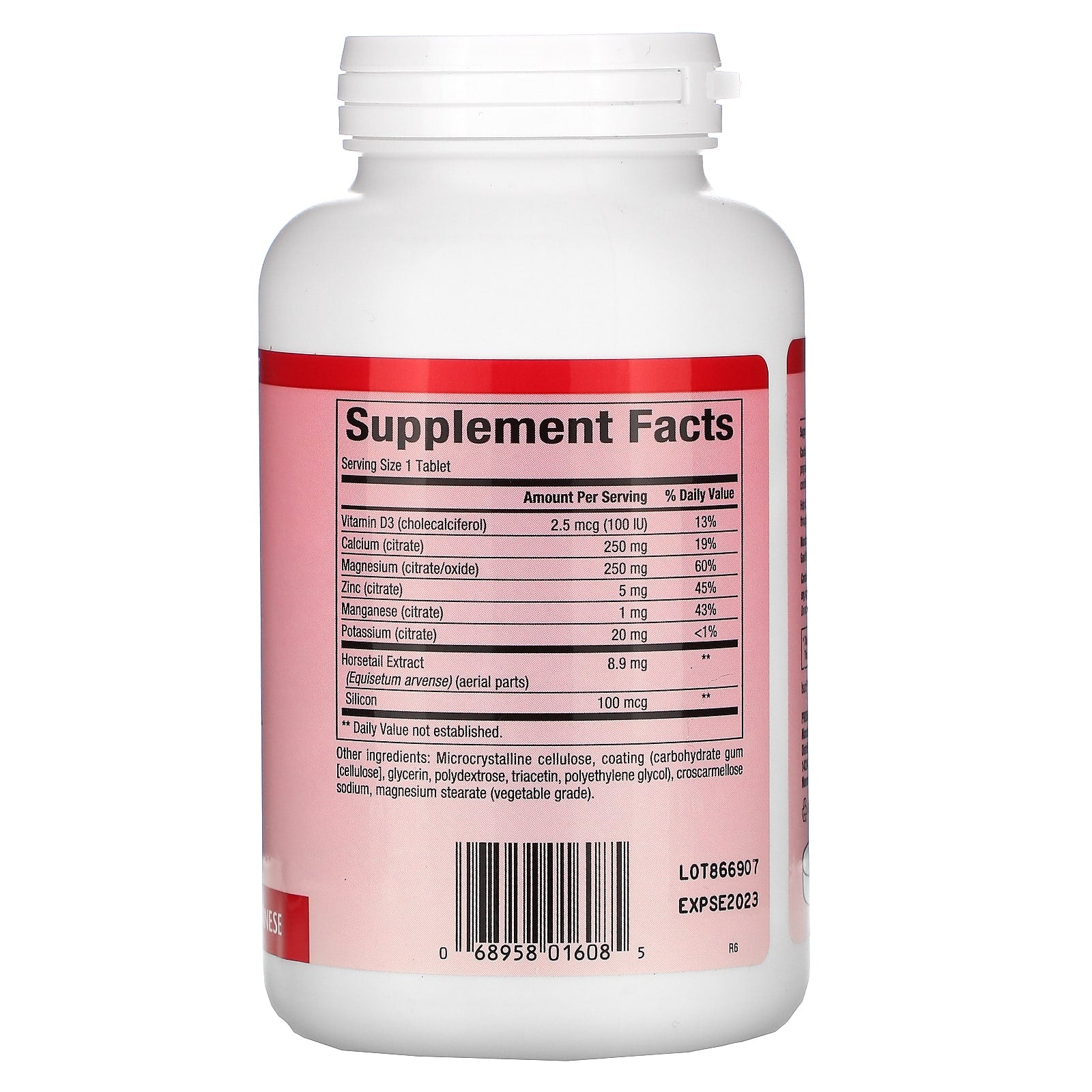 Natural Factors, Calcium & Magnesium Citrate with D3, 180 Tablets