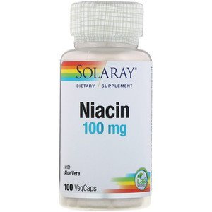 Solaray Niacin 100 mg 100 VegCaps