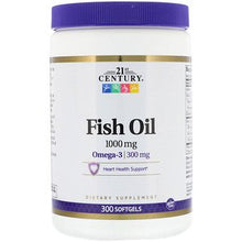 Load image into Gallery viewer, Buy 21st Century Fish Oil 1000mg 300 Softgels Online - Megavitamins Online Supplements Store Australia