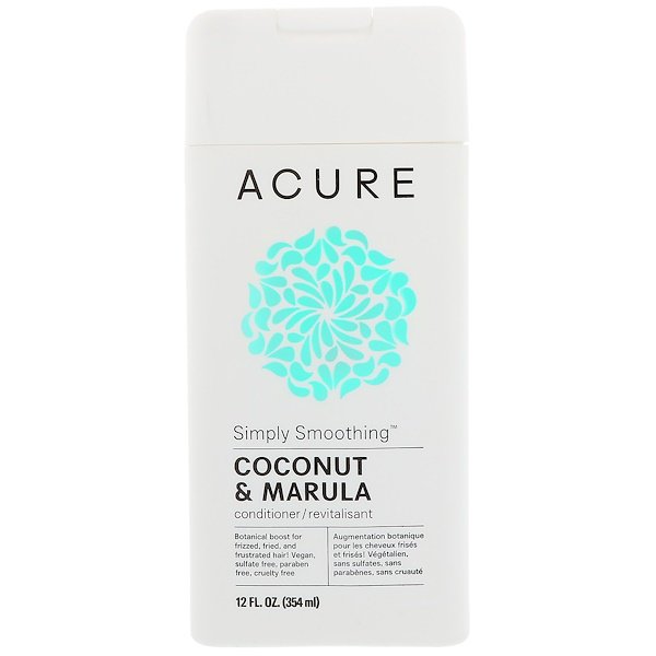 Acure Simply Smoothing Conditioner Coconut & Marula 12 fl oz (354ml)