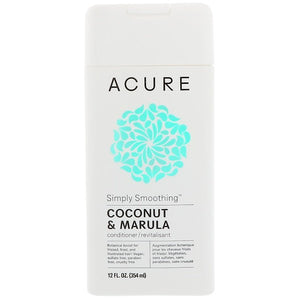 Acure Simply Smoothing Conditioner Coconut & Marula 12 fl oz (354ml)