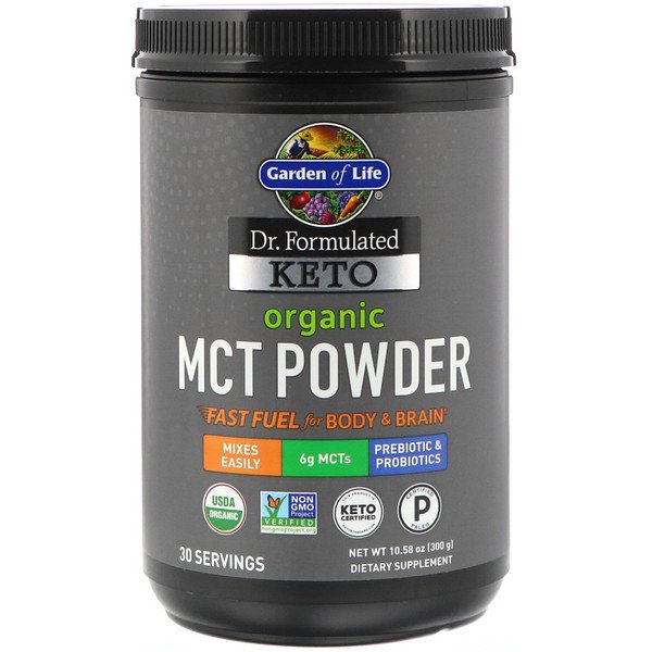Garden of Life Dr. Formulated Keto Organic MCT Powder 10.58 oz (300g)