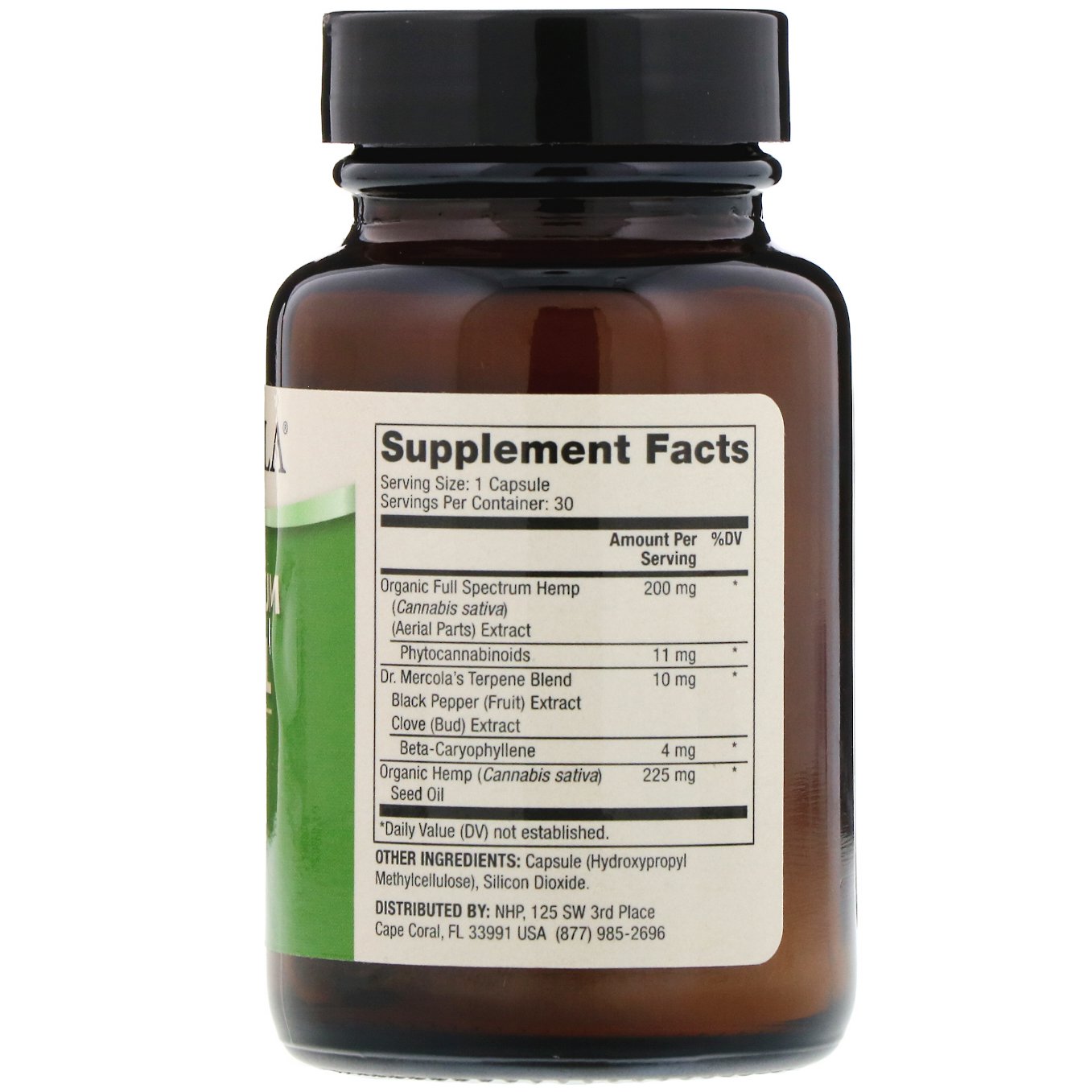 Dr. Mercola Full Spectrum Hemp Oil Advanced 30 Capsules