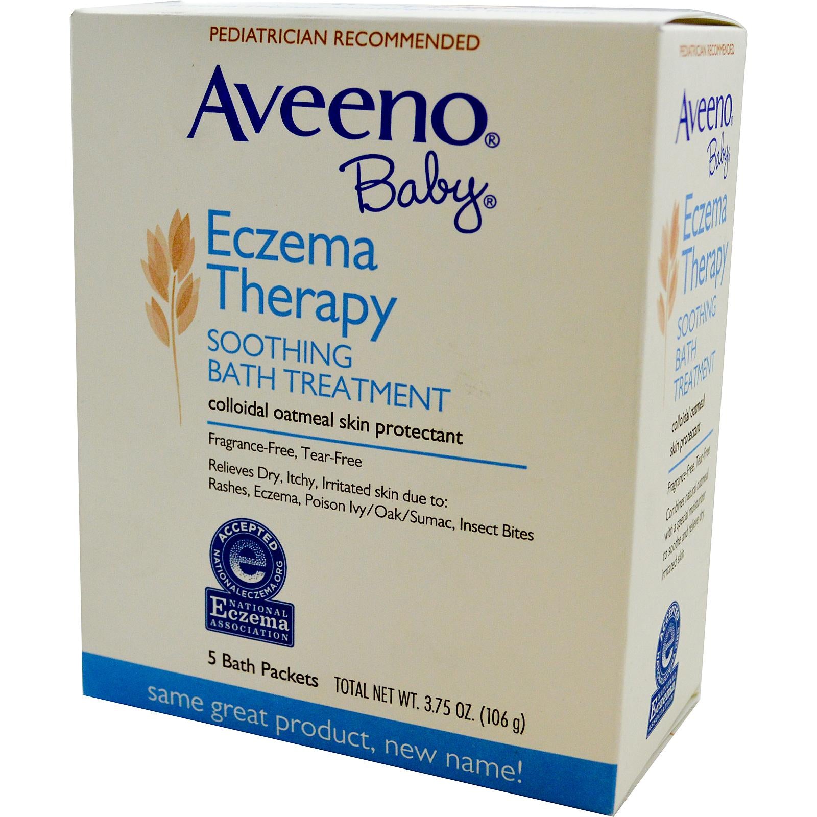 Aveeno Baby Eczema Therapy Soothing Bath Treatment 5 pkts (106gm)