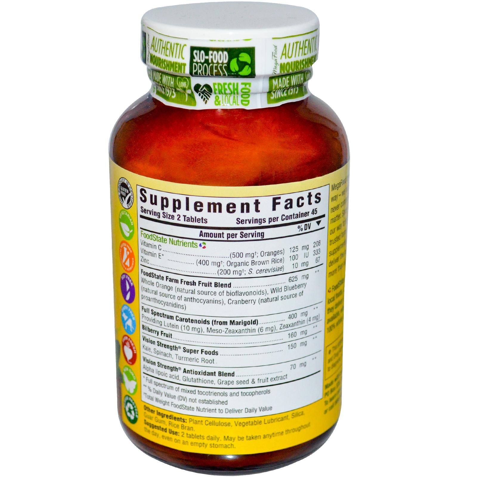 Megafoods Vision Strength, 90 tablets