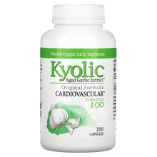 Load image into Gallery viewer, Wakunaga-Kyolic Aged Garlic Extract Cardiovascular Formula 100 200 Capsules