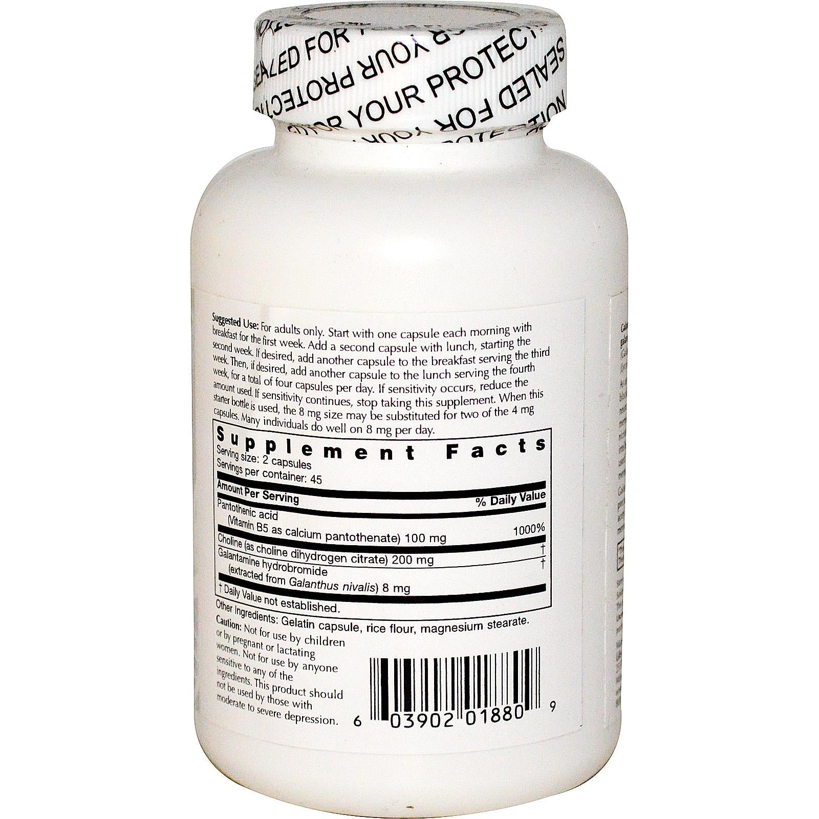 Life Enhancement, GalantaMind, Starter, 4mg, 90 Capsules