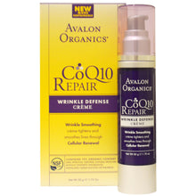 Load image into Gallery viewer, Avalon Organics CoQ10 Repair Wrinkle Defence Cream 50 grams