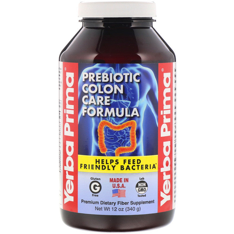 Yerba Prima Prebiotic Colon Care Formula 12 oz (340g)