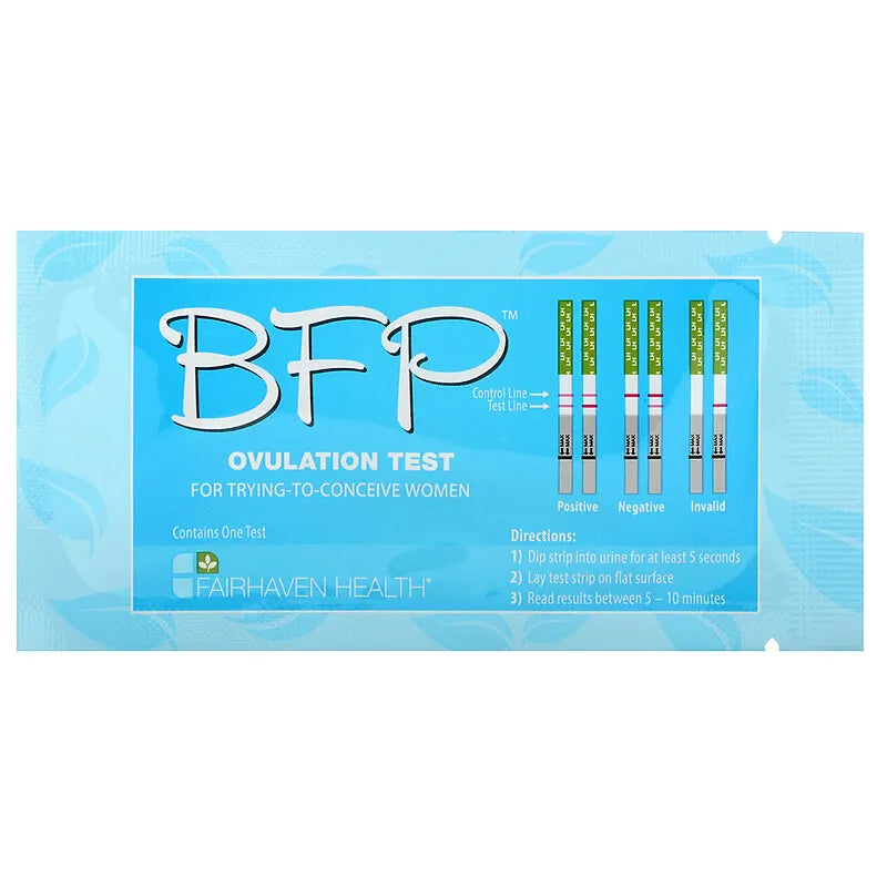 Fairhaven Health BFP Ovulation & Pregnancy Test Strips 40 Ovulation & 10 Pregnancy Tests