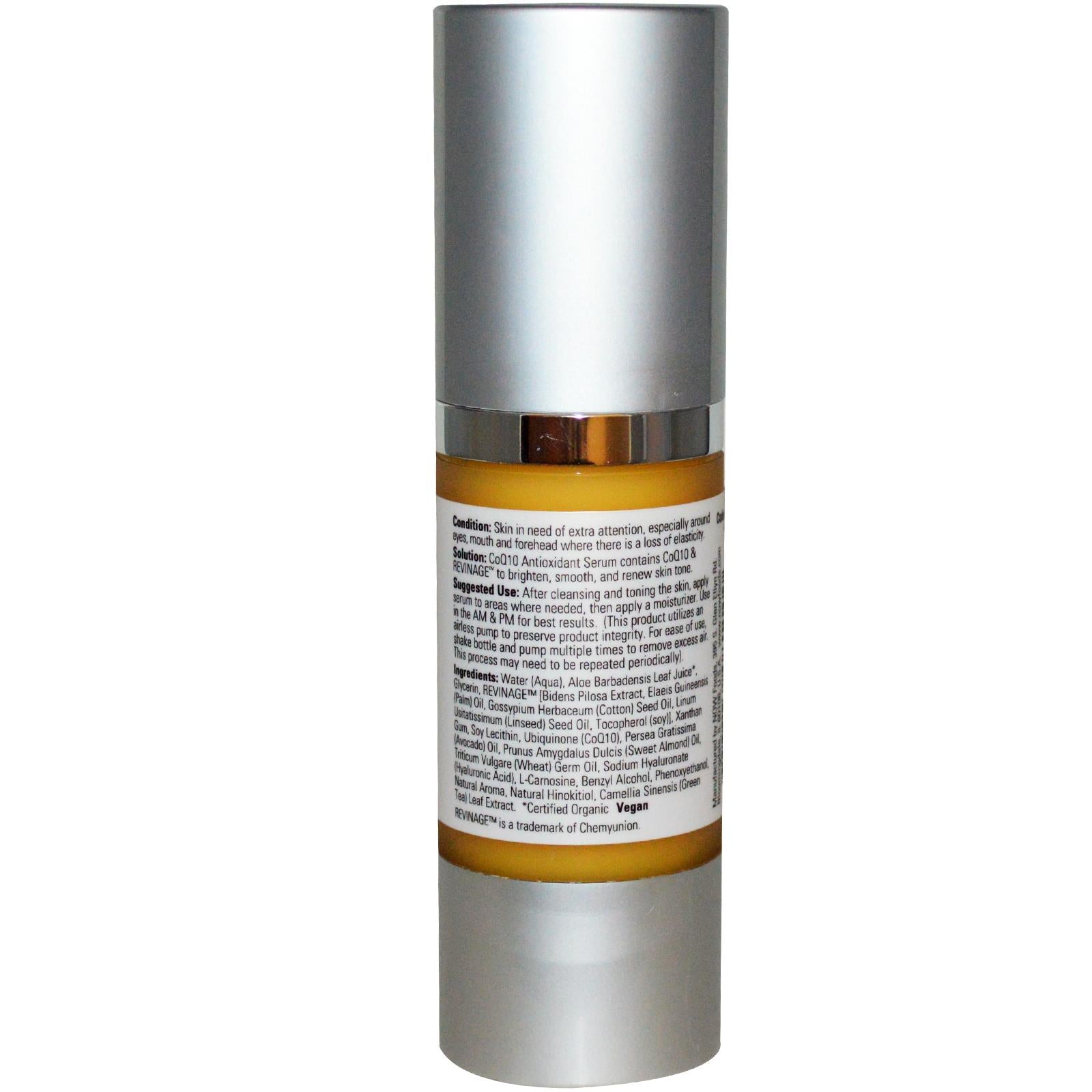 Now Foods, Solutions, CoQ10 Antioxidant Serum, 1 fl oz, 30ml