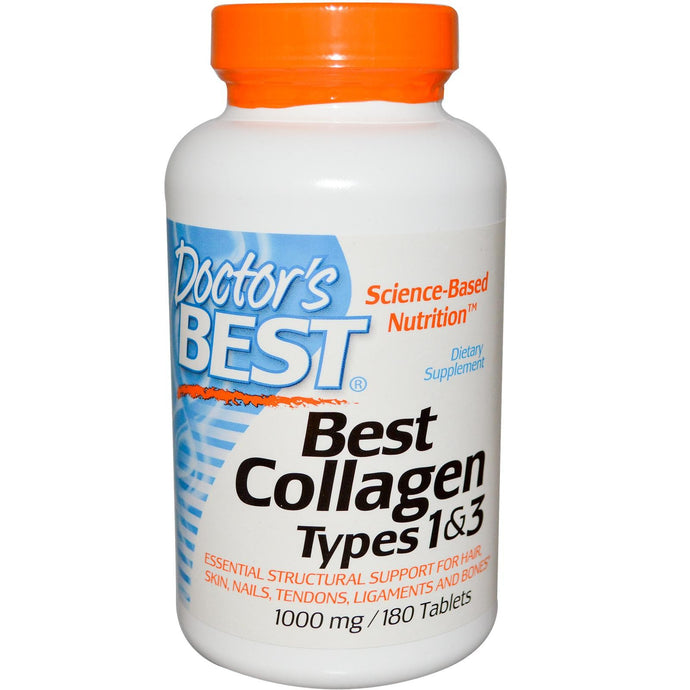Doctor's Best Best Collagen Types 1 & 3 1000mg 180 Tablets