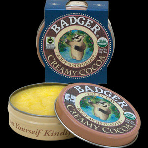 Badger Company, Every Day Body Moisturiser, Creamy Cocoa Butter, 2 oz, 56 grams