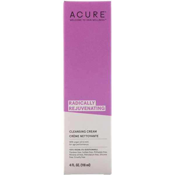 Acure Radically Rejuvenating Cleansing Cream 4 fl oz (118ml)