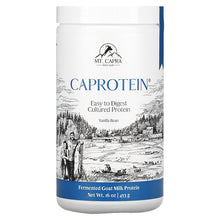 Load image into Gallery viewer, Mt. Capra, Caprotein, Fermented Goat-Milk Protein, Vanilla Bean, 1 lb (453 g)