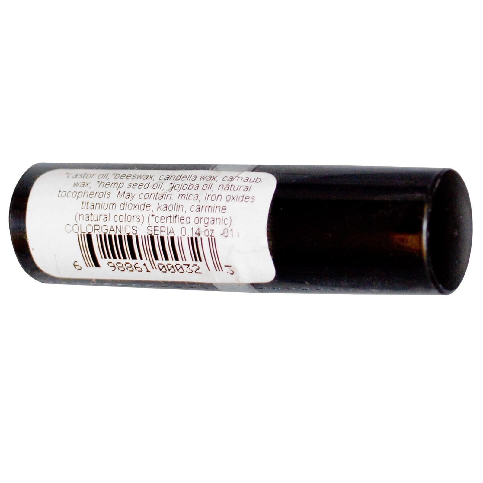 Colorganics Inc., Hemp Organics, Lipstick, Sheer Pink, 0.15 oz