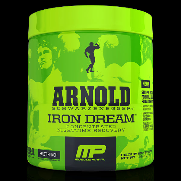 Arnold Iron Dream Concentrated Nighttime Recovery Fruit Punch 5.92 oz (168 g) - Dietary Supplement