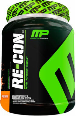 Muscle Pharm Re-Con Advanced Recovery & Muscle Building System Orange Mango 2.64 lbs 1200 g