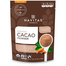 Load image into Gallery viewer, Navitas Organics Organic Cacao Powder 16 oz (454g)
