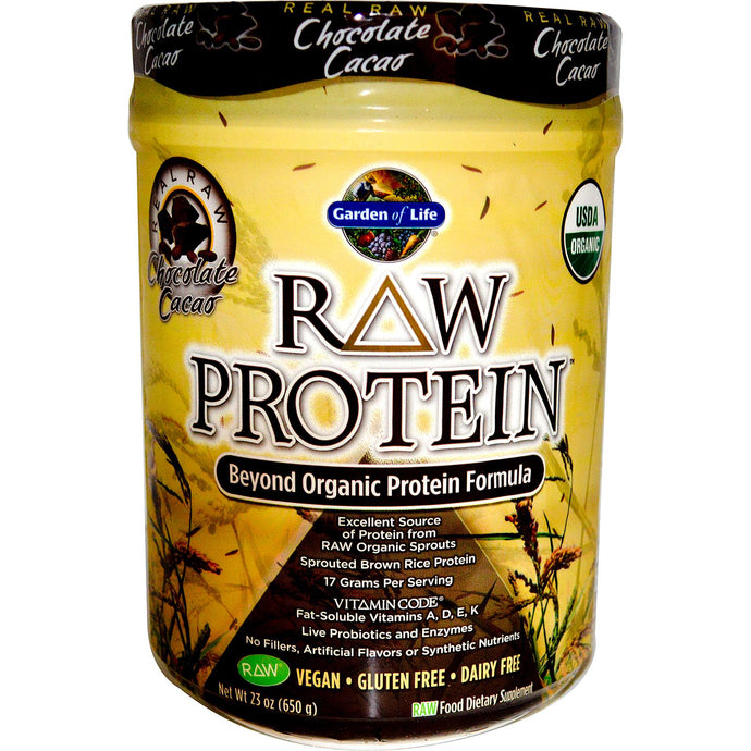 Garden of Life Raw Protein Beyond Organic Protein Formula Chocolate 650g