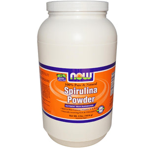 Now Foods Spirulina Powder 100% Pure & Natural 1814g