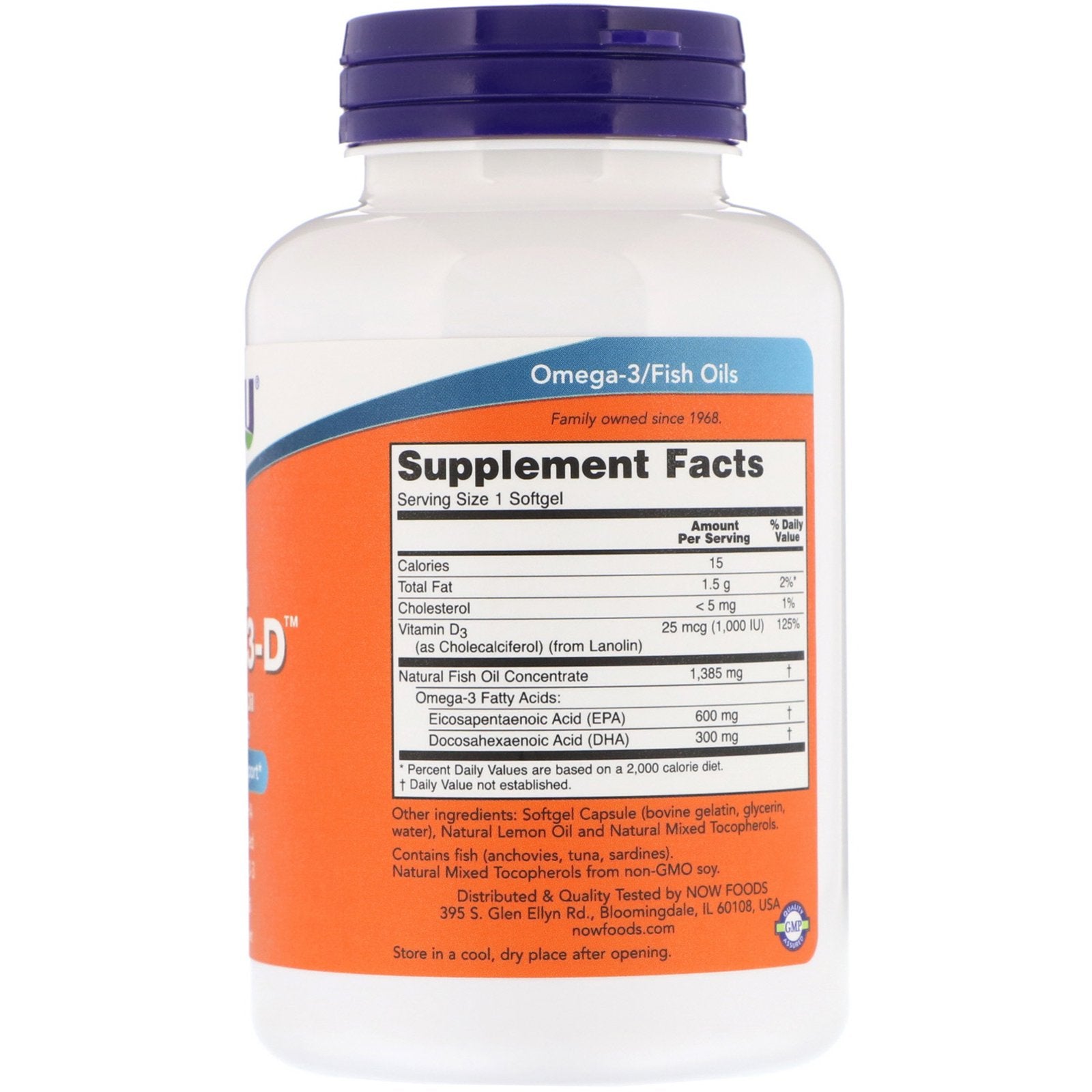Now Foods Ultra Omega 3-D 90 Softgels