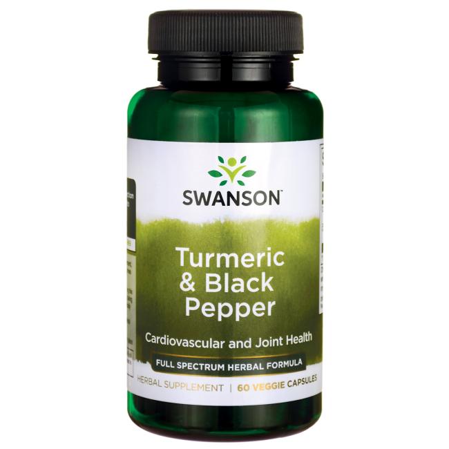 Swanson Premium Turmeric & Black Pepper 60 softgels