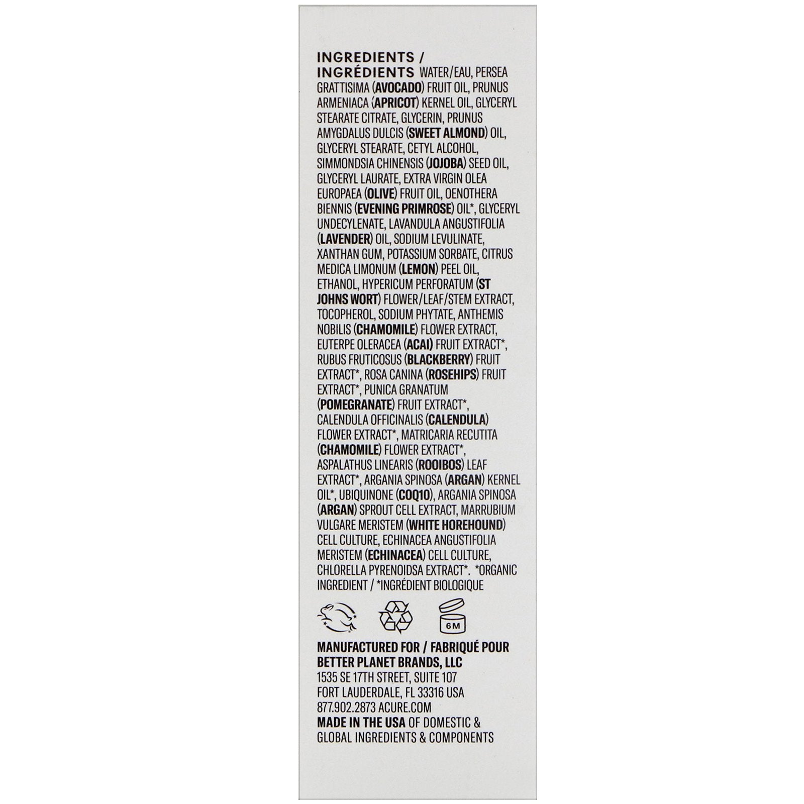 Acure Brilliantly Brightening Night Cream 1.7 fl oz (50ml)