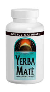 Source Naturals Yerba Mate 600mg 90 Tablets - Dietary Supplement