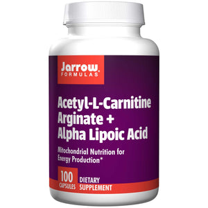 Jarrow Formulas, Acetyl L-Carnitine Arginate + Alpha Lipoic Acid, 100 Capsules