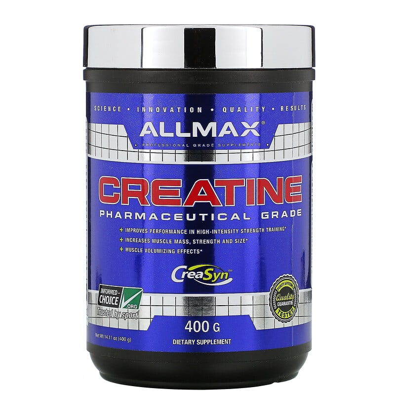 ALLMAX Nutrition, Creatine Powder, 100% Pure Micronized Creatine Monohydrate, Pharmaceutical Grade Creatine, 14.11 oz (100 g)