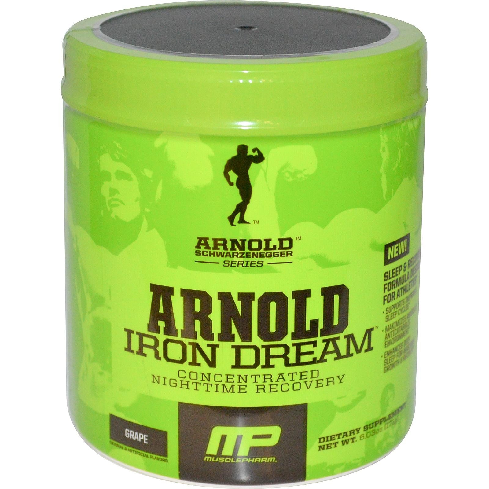Arnold Iron Dream Concentrated Nighttime Recovery Grape 171gm - Dietary Supplement