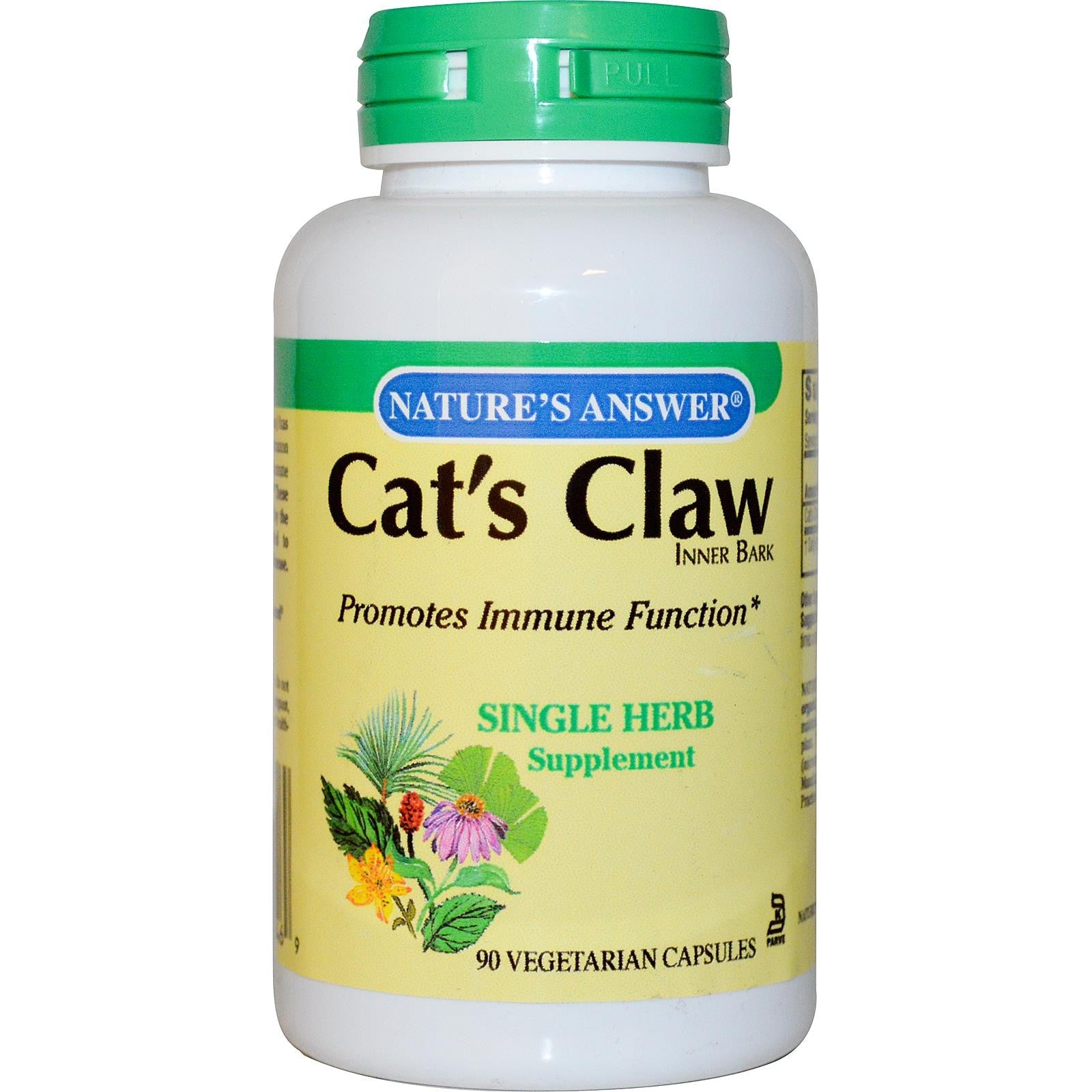 Nature's Answer, Cat's Claw, Inner Bark, 90 Veggie Capsules