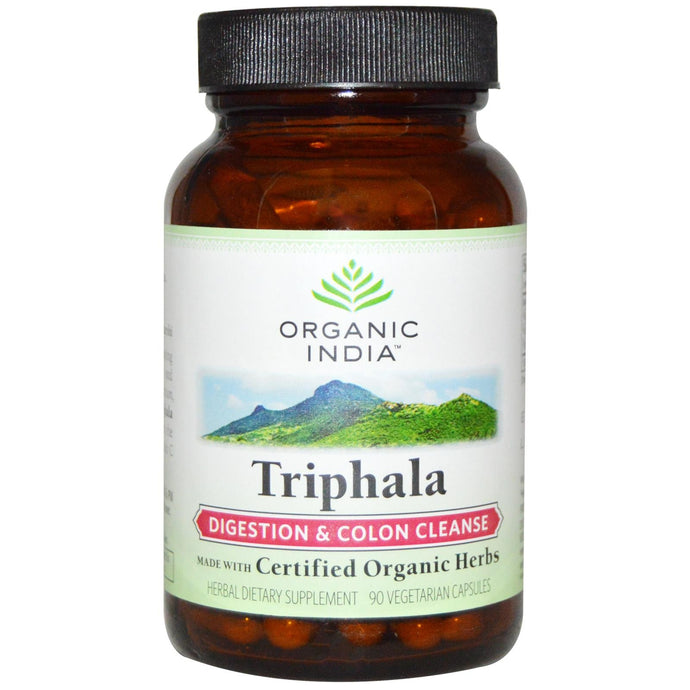 Organic India Triphala Digestion & Colon Cleanse 90 Veggie Capsules
