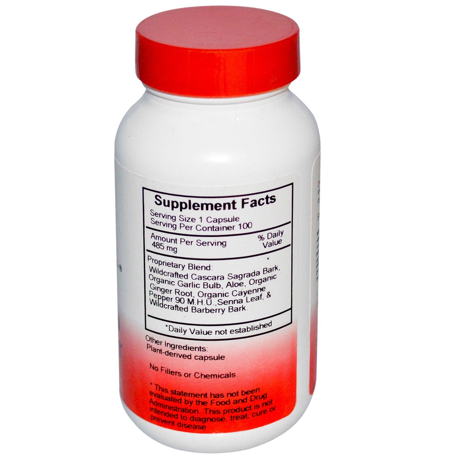 Christopher's Original Formulas Quick Colon Formula Part 1, 485mg 100 Veggie Caps