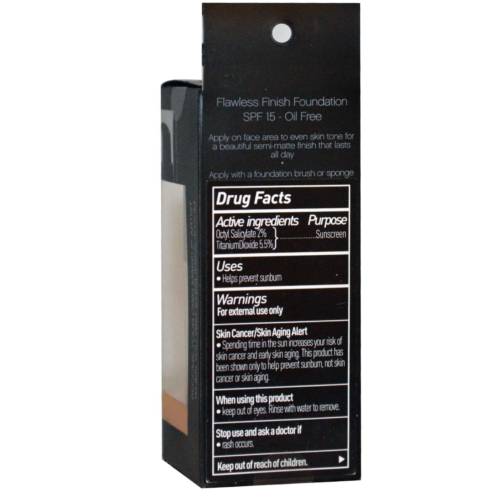 E.L.F., Flawless Finish Foundation, Oil Free, Natural, 0.68 fl oz (20 ml)