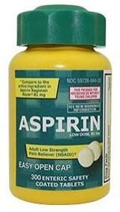 Life Extension Aspirin Low Dose 81mg 300 Enteric Coated Tablets