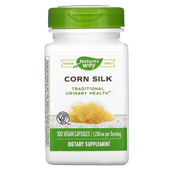 Nature's Way Corn Silk 400mg 100 Vegan Capsules