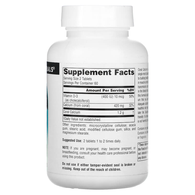 Source Naturals, Coral Calcium, 300 mg, 120 Tablets