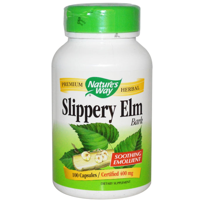 Nature's Way, Slippery Elm Bark, 400 mg, 100 Capsules