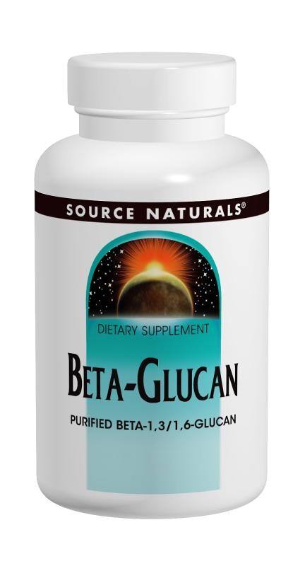 Source Naturals, Beta Glucan, 250 mg, 60 Tablets