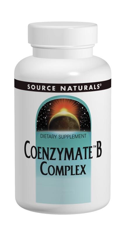 Source Naturals, Coenzymated B Complex, Peppermint Flavored, Sublingual, 60 Tablets